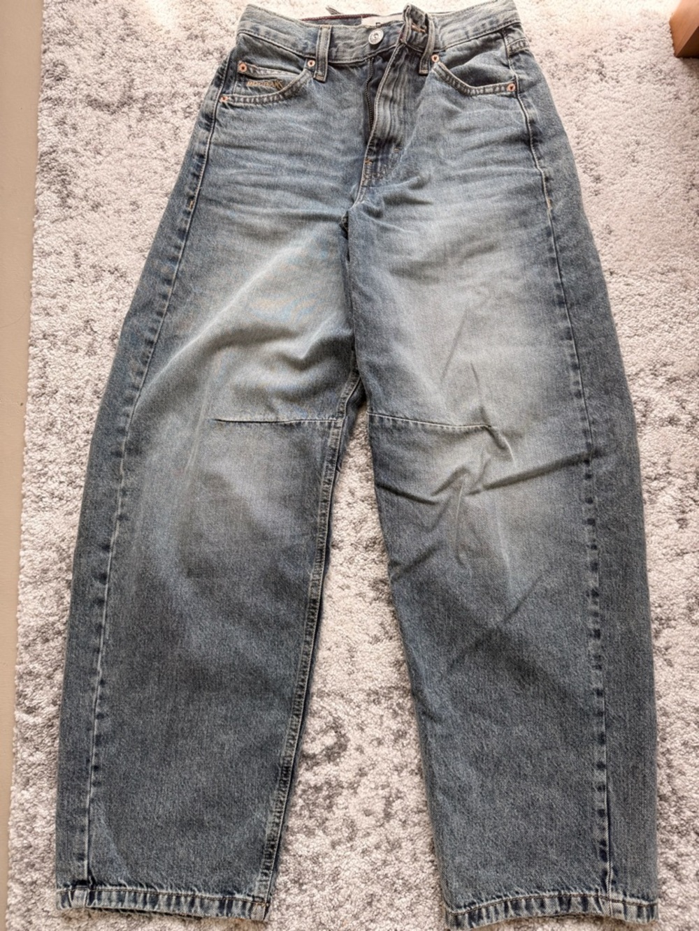 Urban Outfitters Cinch Barrel Jean